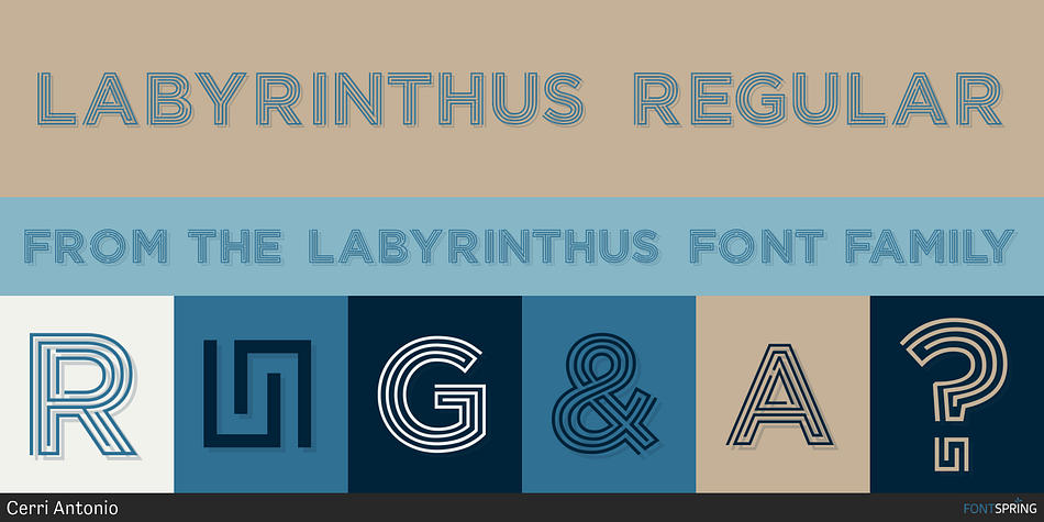 LABYRINTHUS REGULAR Font
