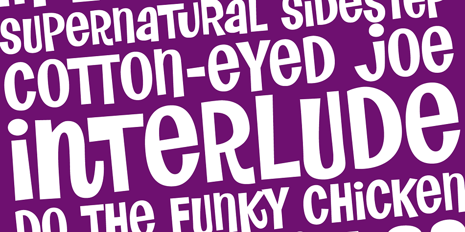 With a pseudo unicase character set, and offbeat letter weighting, Flawless Flygirl is fun to typeset with, with ligature combinations that are pleasant surprises.
