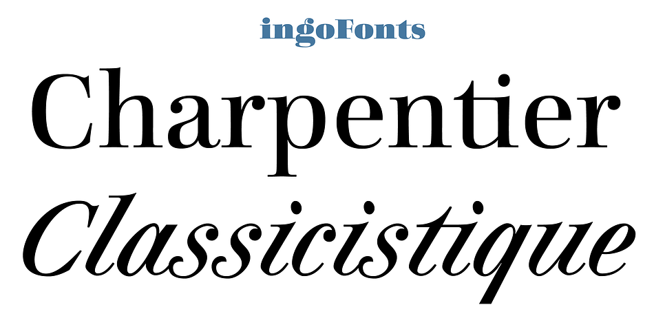 An unconventional classicistic Roman typeface

This Roman typeface has a livelier effect than is typical of the epoch of classicistic style.