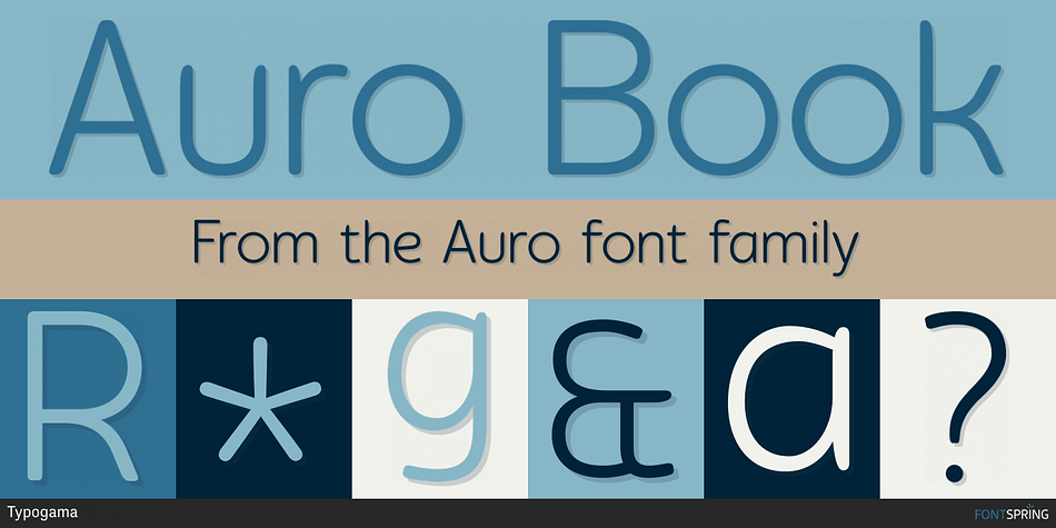 Auro Book Font