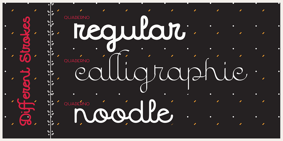 Emphasizing the popular Quaderno font family.