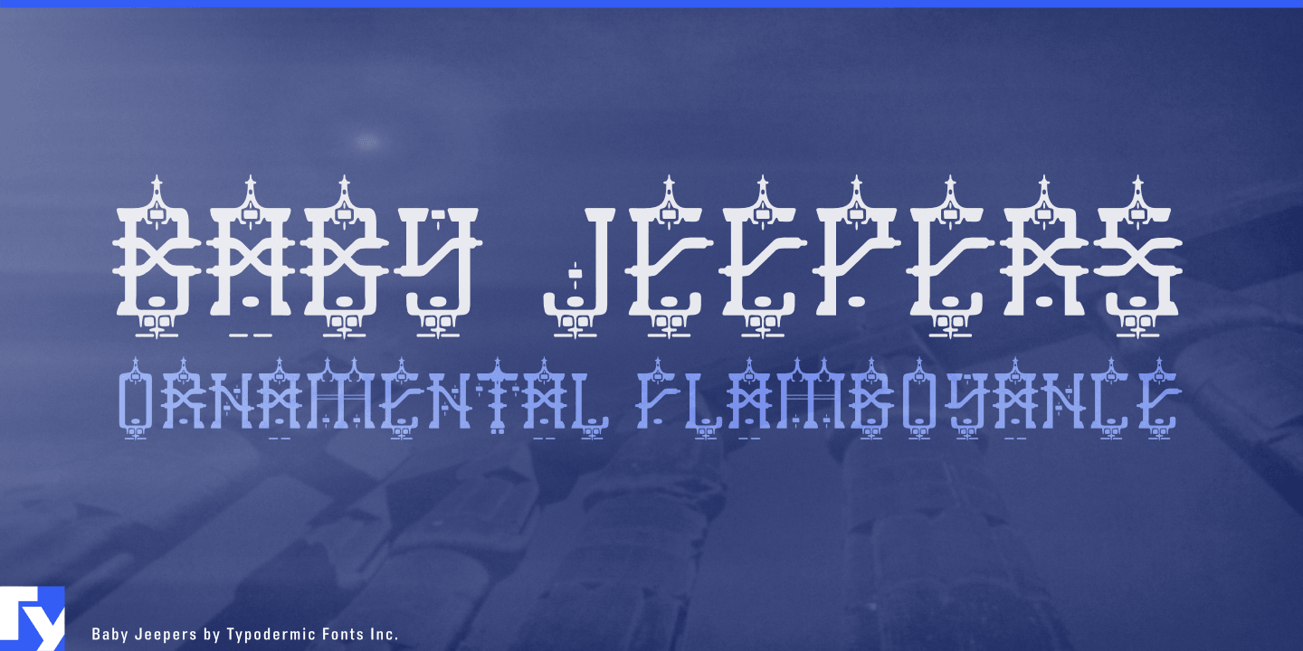 Baby Jeepers Family by Typodermic Fonts Inc. Fontspring
