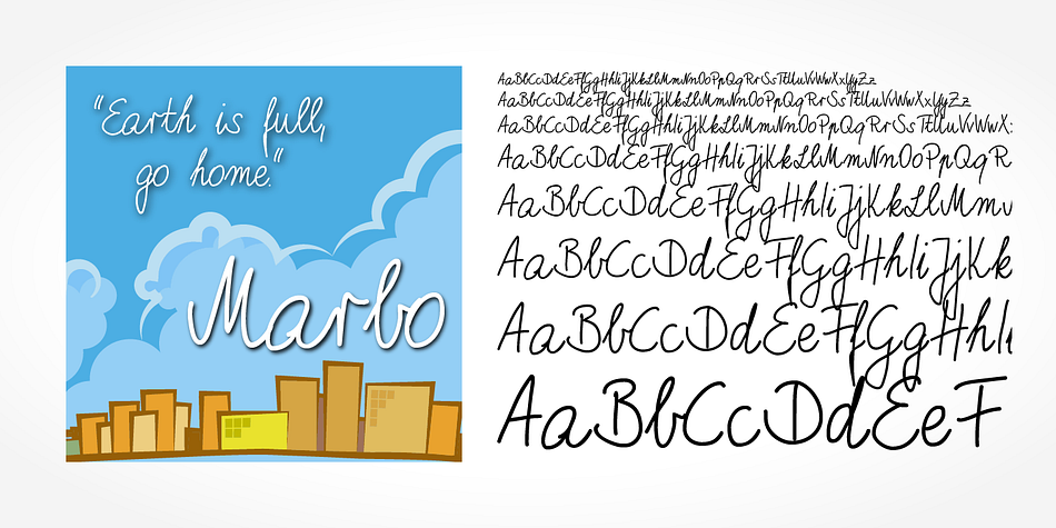 “Marbo Handwriting Pro” is a beautiful typeface that mimics true handwriting closely.
