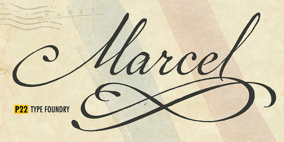 The font Marcel is named in honor of Marcel Heuzé, a Frenchman who was conscripted into labor during World War II.