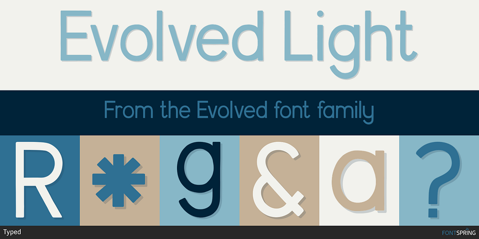 Evolved Light Font
