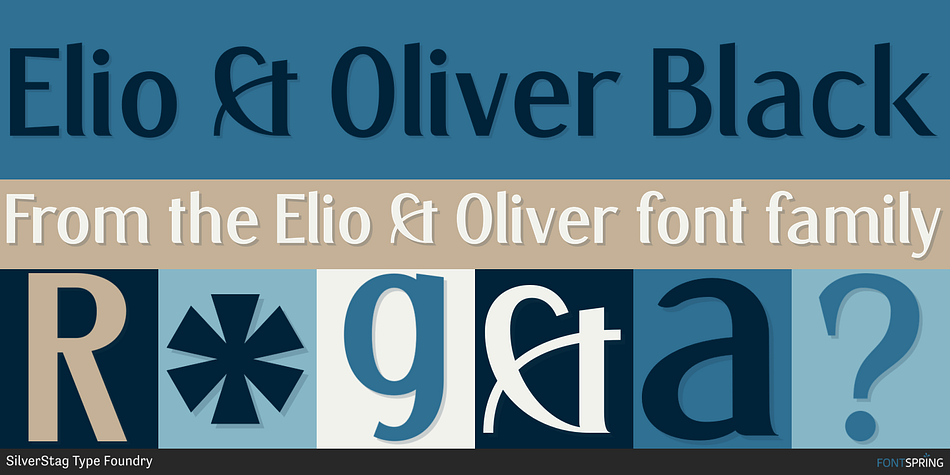 Elio & Oliver Black Font