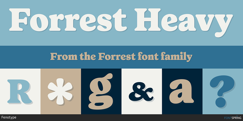 Forrest Heavy Font