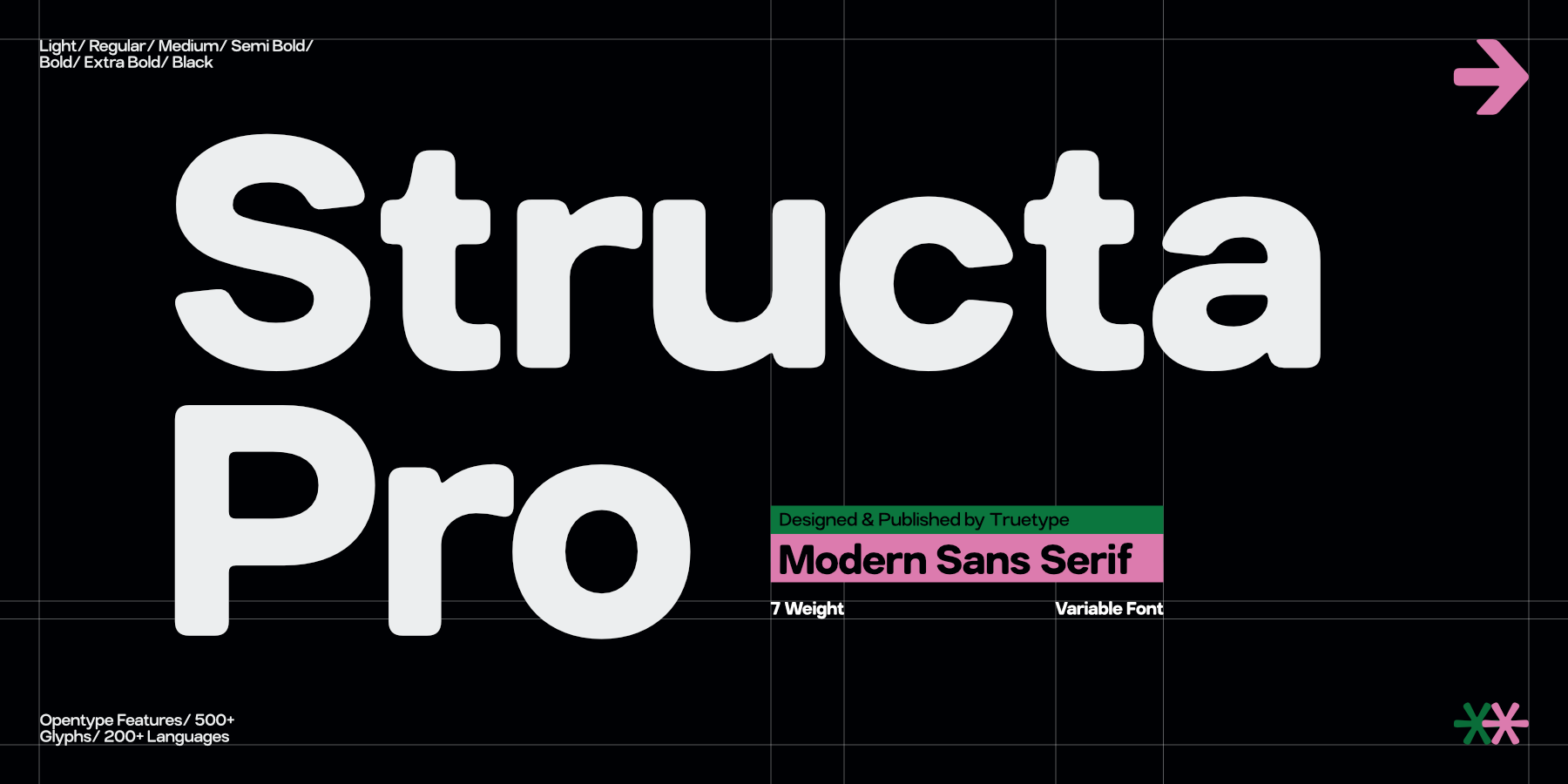 TRT Structa Pro Font
