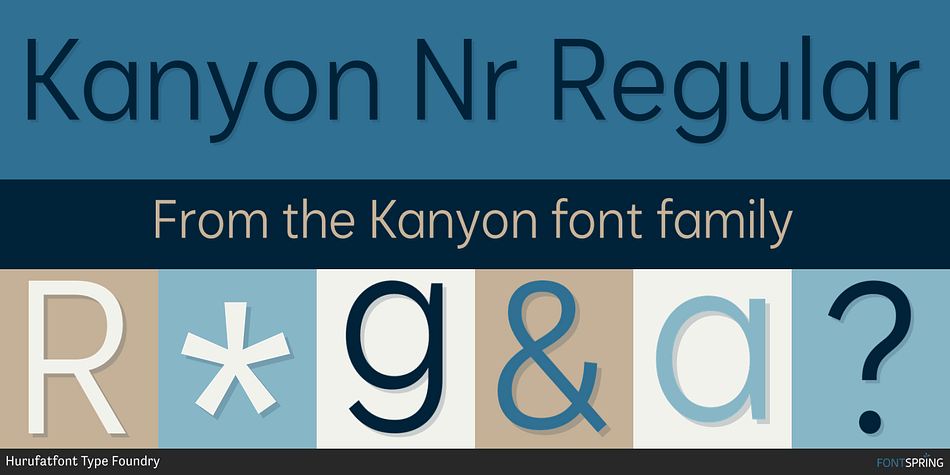 Kanyon Nr Regular Font