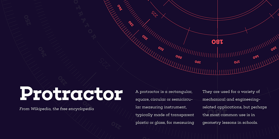 Choplin font family example.