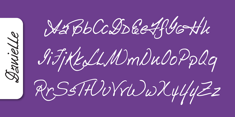Danielle Handwriting Font