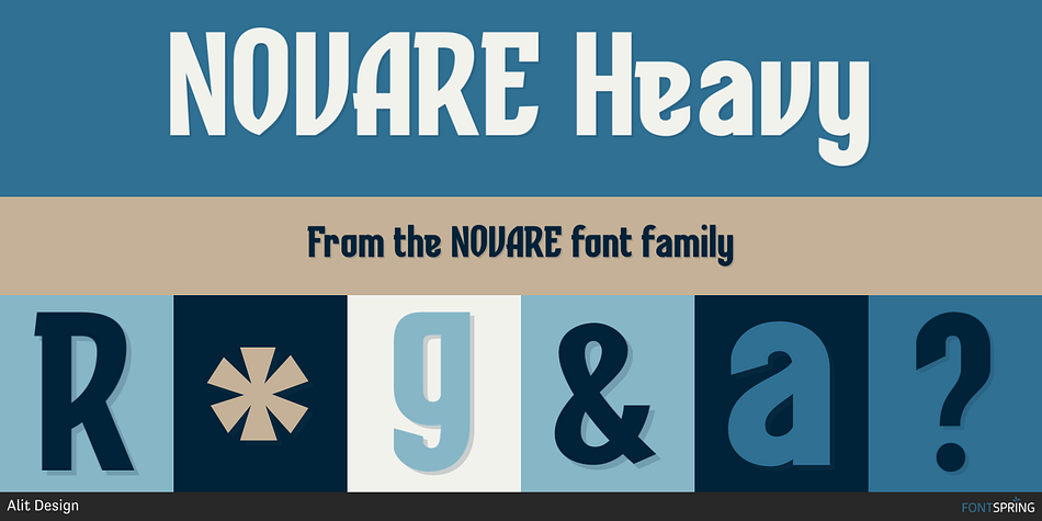 NOVARE Heavy Font