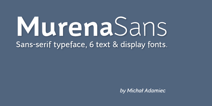 Displaying the beauty and characteristics of the Murena font family.