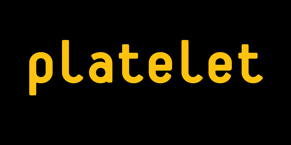 Platelet is not just an upper and lower case alphabet in three weights; it is in fact a whole host of new opportunities for the typographically-minded driver.
