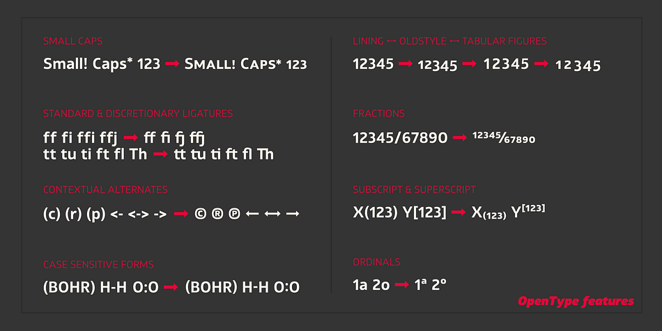 Emphasizing the favorited Xyngia font family.