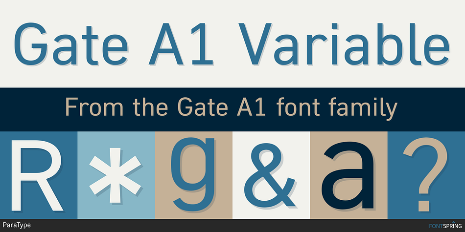 Gate A1 Variable Font
