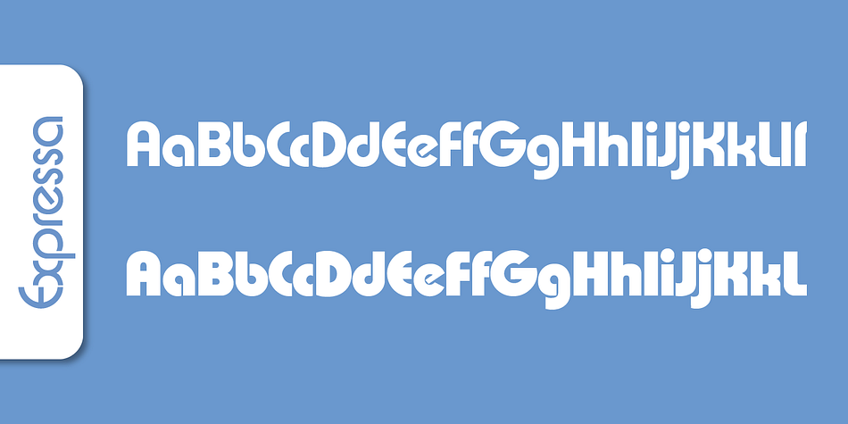 Emphasizing the popular Expressa Serial font family.