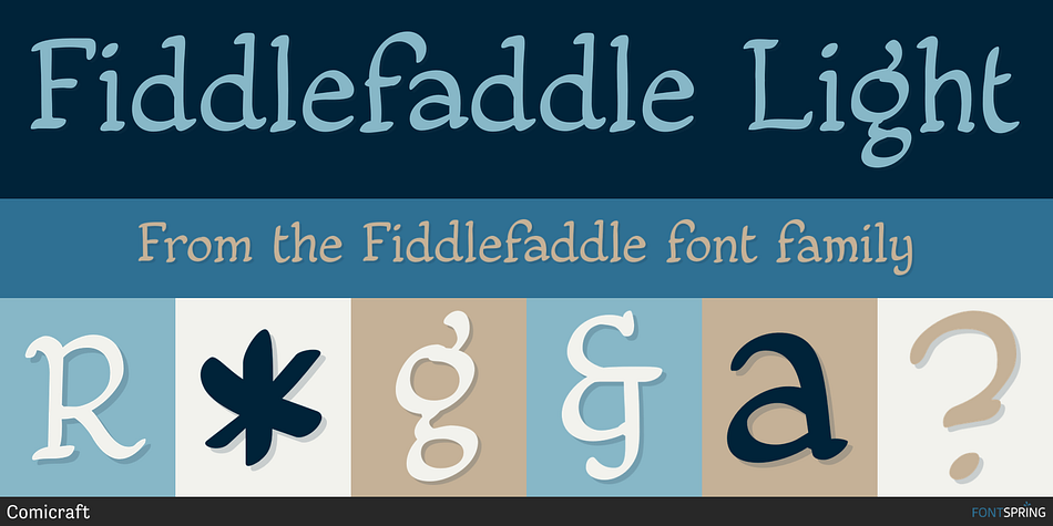Fiddlefaddle Light Font