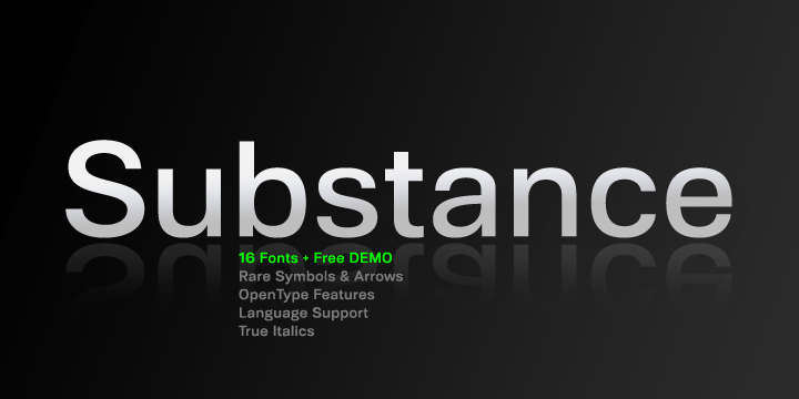 The grotesque workhorse: Substance, the new typeface designed by Marcus Sterz, fulfills the primary role of emphasizing content.