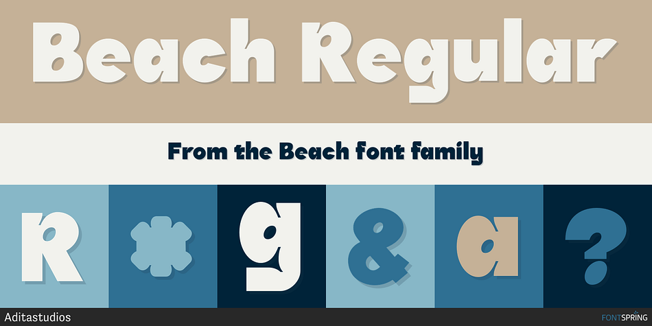 Beach Regular Font