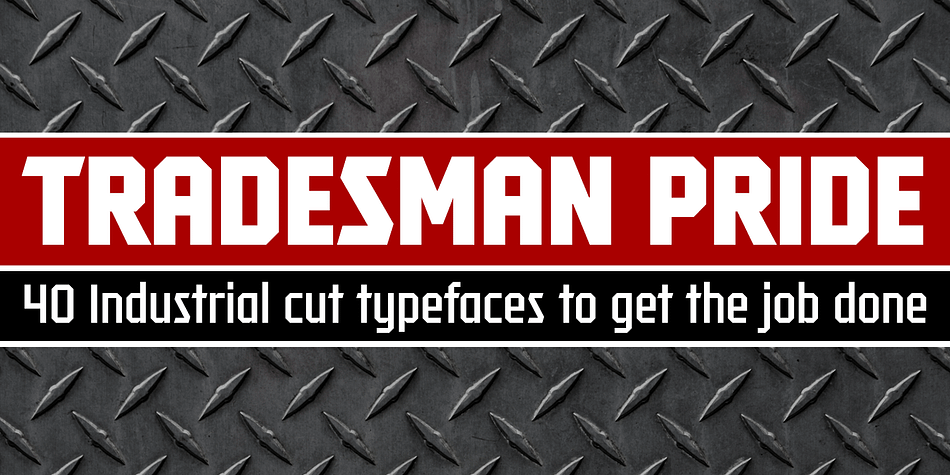 Rough-hewn industrial geometric typefaces have been used and admired from early wood types through the digital age of Machine and beyond, but they have lacked an expansive enough family to become a true workhorse.