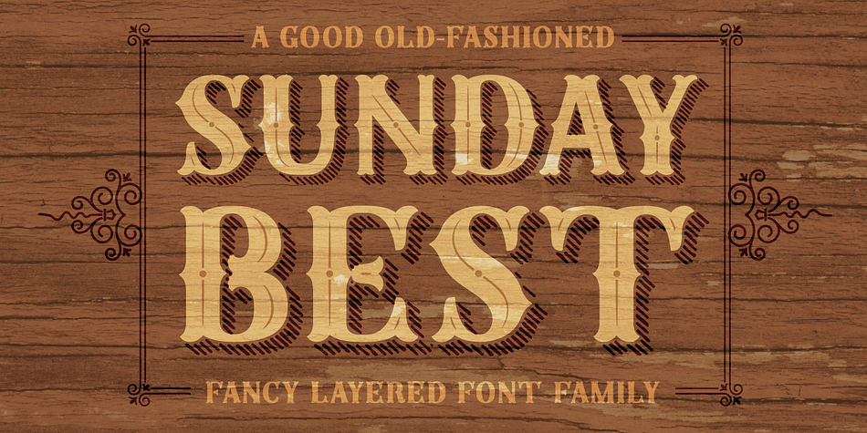 Sunday Best is old-fashioned, often elegant, but sometimes a little rustic.