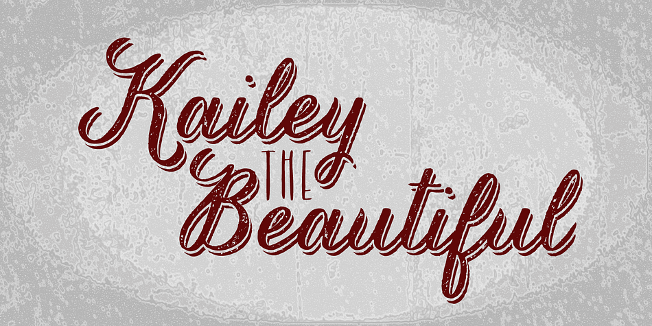 Kailey font is a hand lettered, voluptuous typeface that is very special to the Great Lakes Lettering team.