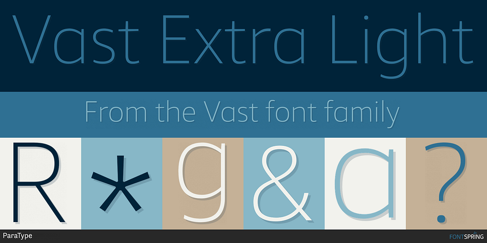 Vast Extra Light Font