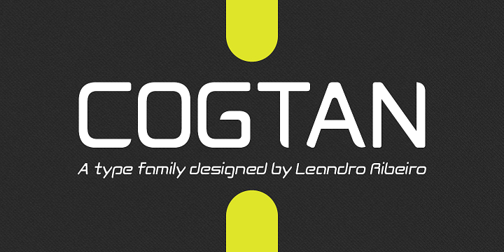 Cogtan font family by Leandro Ribeiro Machado