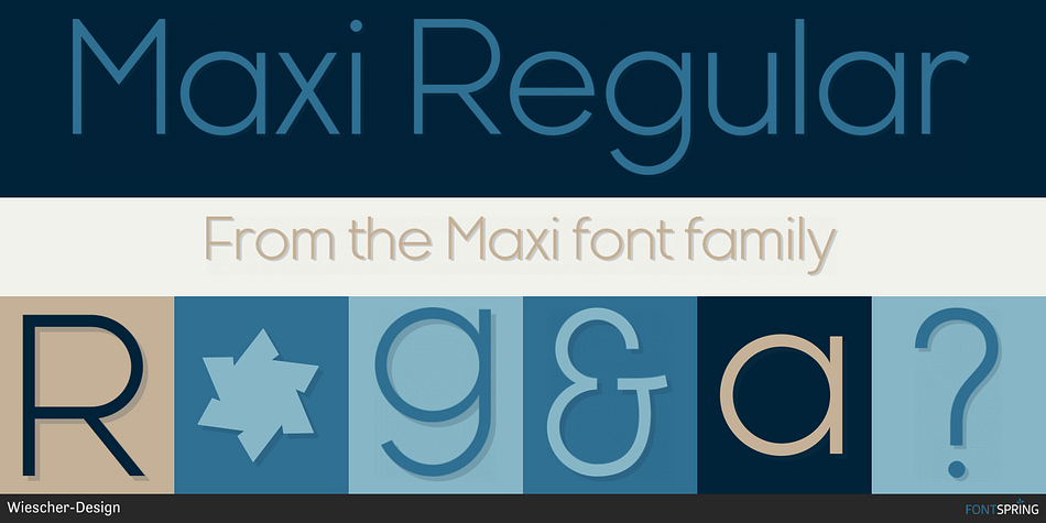 Maxi Regular Font