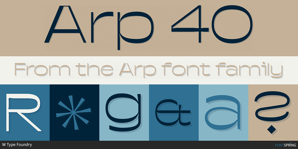 Arp 40 Font