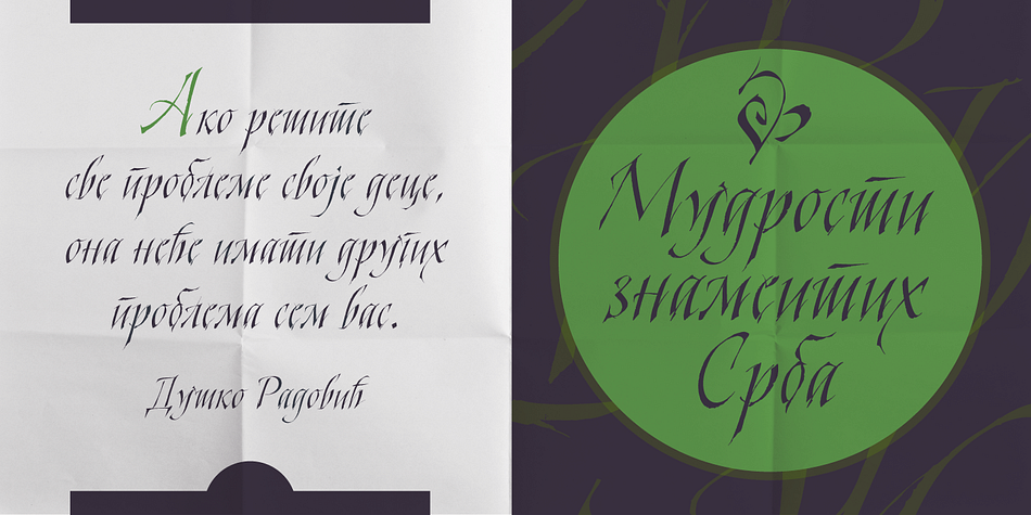 Highlighting the Cal Cursive Modern font family.