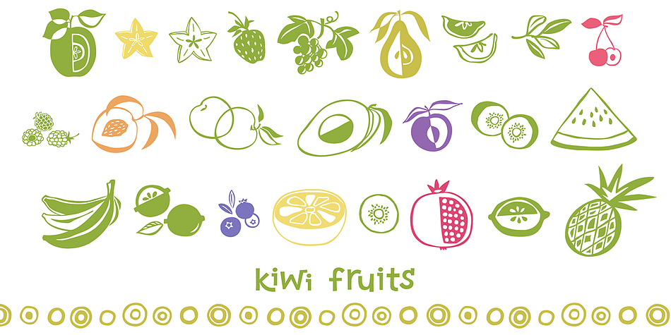 Highlighting the Kiwi font family.