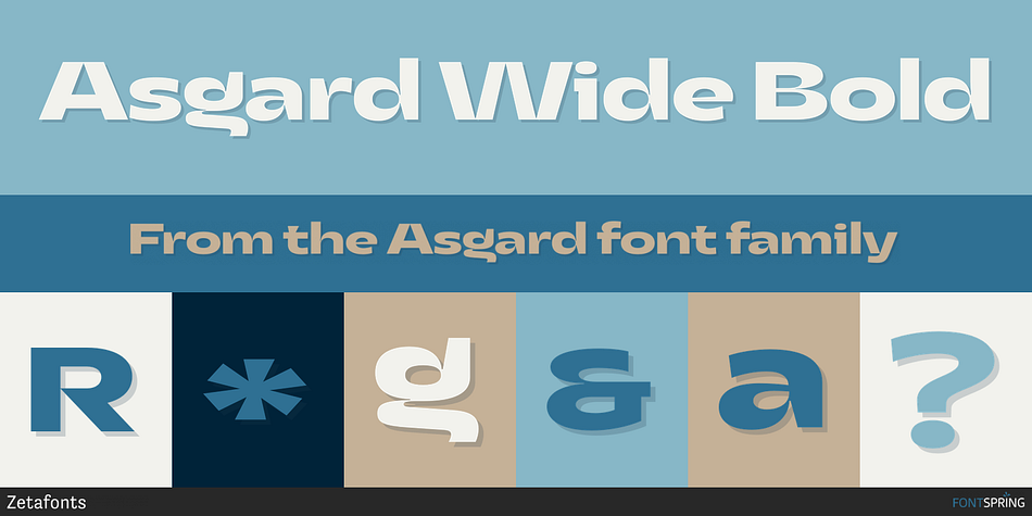 Asgard Wide Bold Font