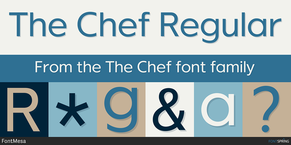 The Chef Regular Font