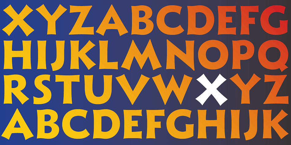 Displaying the beauty and characteristics of the Xavier font family.