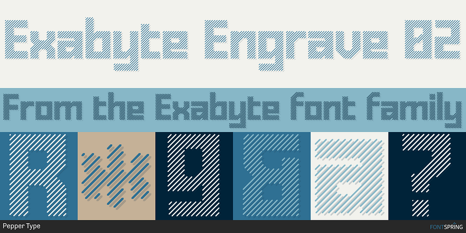 Exabyte Engrave 02 Font