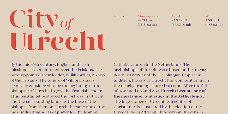 Gabriela Stencil font family example.