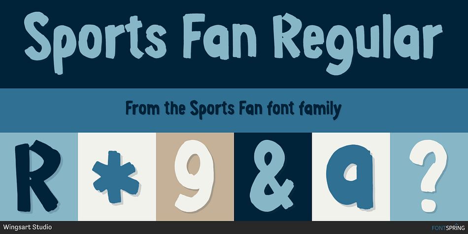 Sports Fan Regular Font