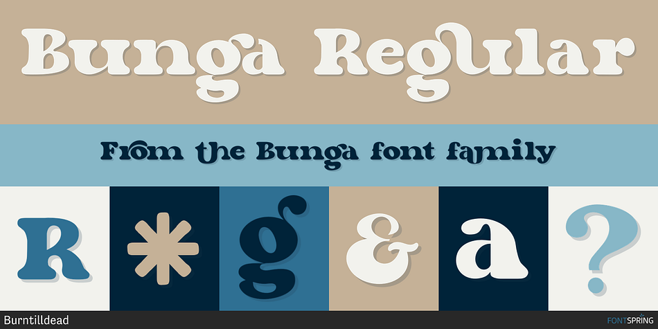 Bunga Regular Font