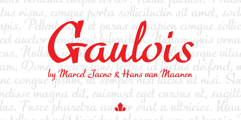 A couple of years before the second World War, Marcel Jacno, the popular French graphic designer who in the 1930s designed iconic posters for Gaumont and Paramount and famously illustrated the Gaulish helmet that first adorned the Gauloises cigarette packs in 1936, was asked by Deberny & Peignot to design a calligraphic typeface for the advertising market.
