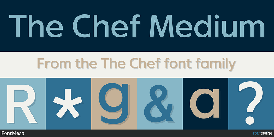 The Chef Medium Font