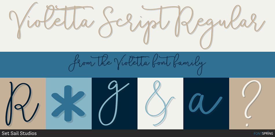 Violetta Script Regular Font