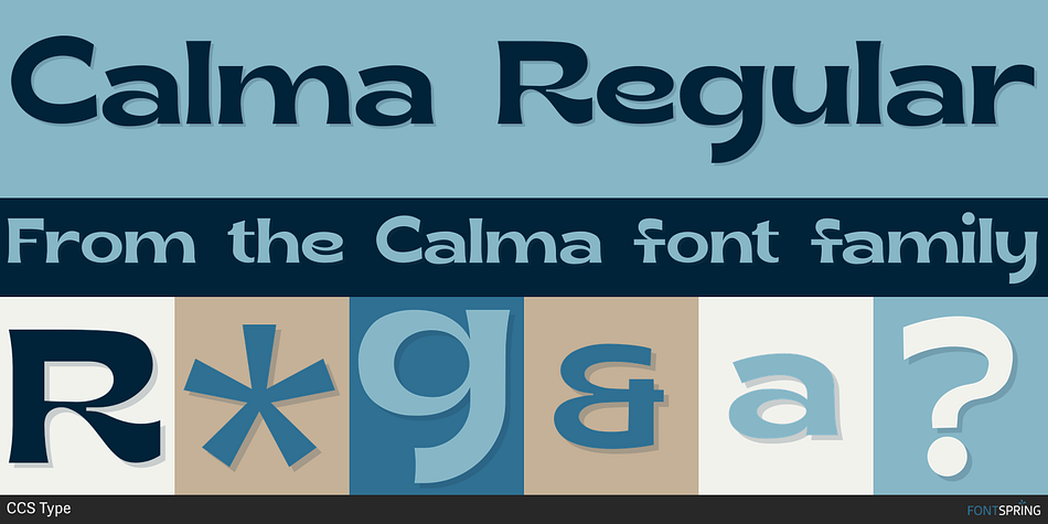 Calma Regular Font
