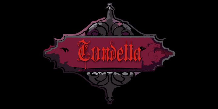 Tondella is a classic gothic typeface remastered by Intellecta Design.