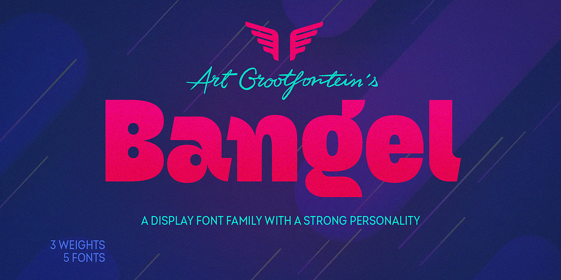 Bangel Font Poster