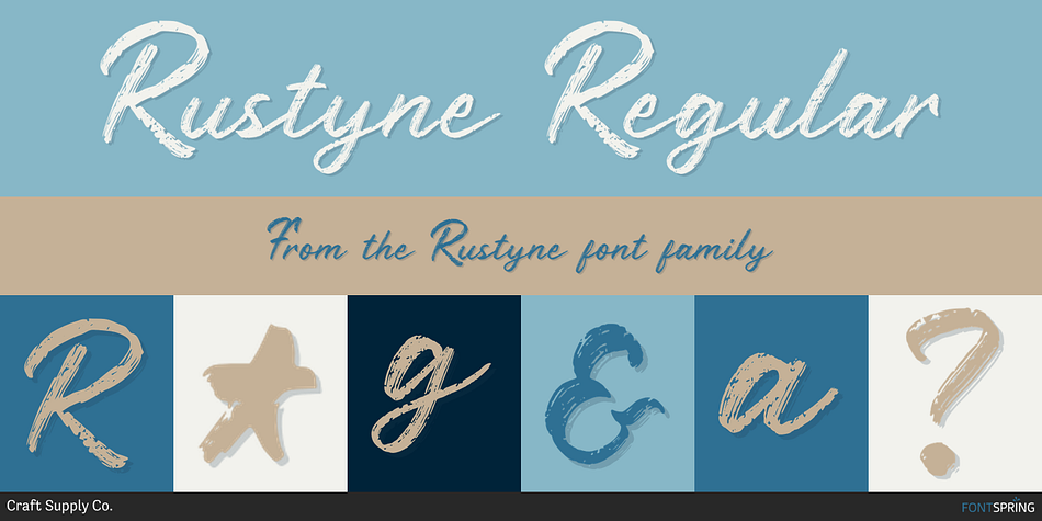 Rustyne Regular Font