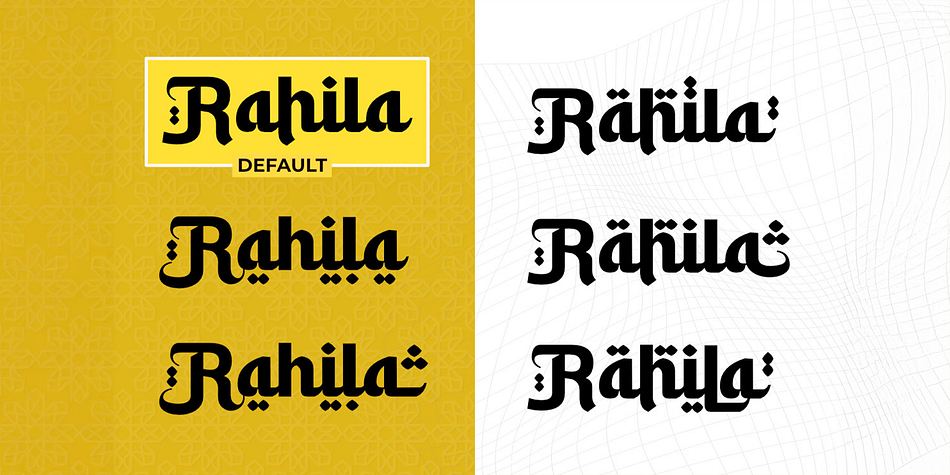 Rahila Arabic Font