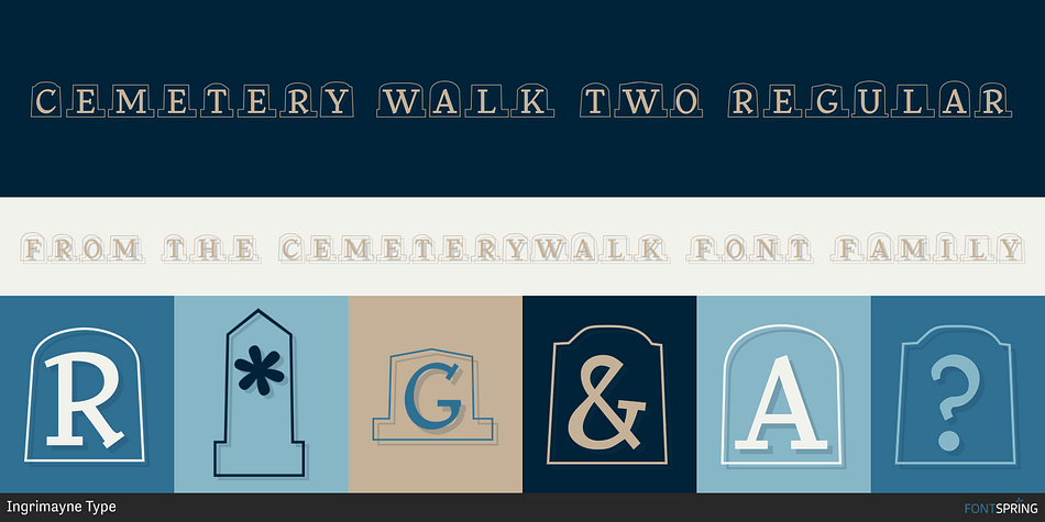 Cemetery Walk Two Regular Font