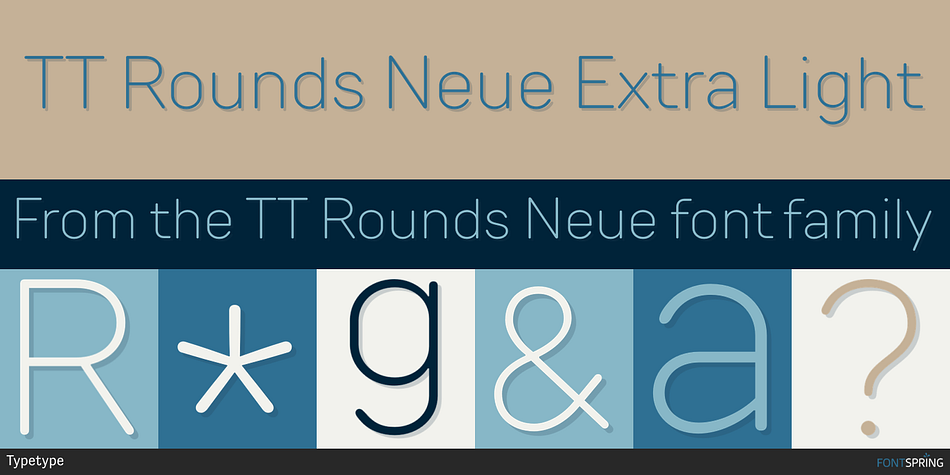 TT Rounds Neue Standard Font